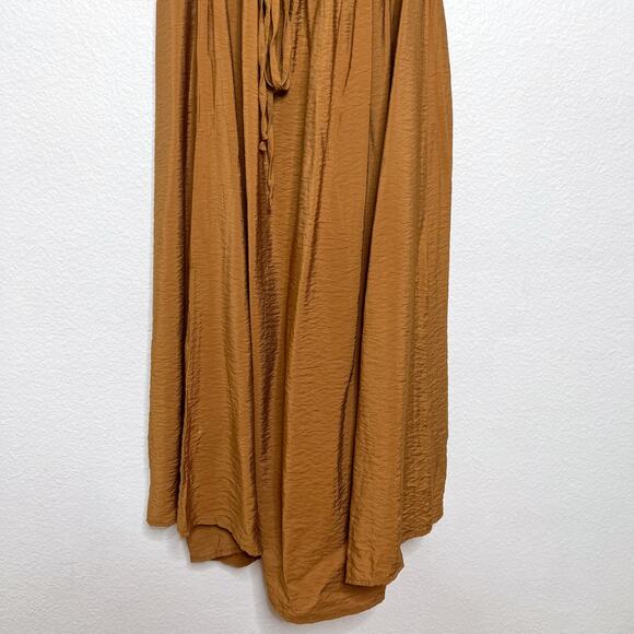 Young Fabulous & Broke Brown Derby Maxi Dress Size Large - Picture 9 of 12